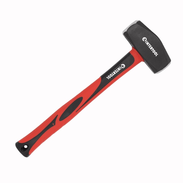 Intertool 3 lbs. Drilling Hammer, 12 in. Fiberglass Handle - HT08-0246