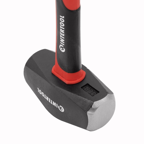 Intertool 3 lbs. Drilling Hammer, 12 in. Fiberglass Handle - HT08-0246