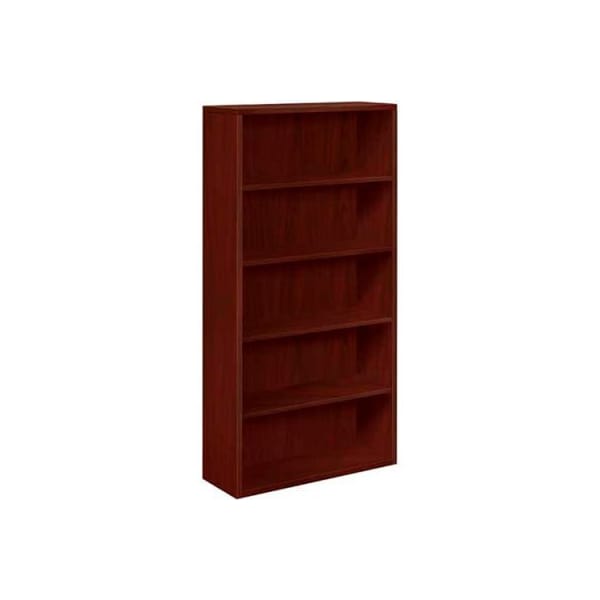 Hon HON Bookcase Five-Shelf 36"W x 13-1/8"D x 71"H Mahogany - 10500 Series - HON105535NN