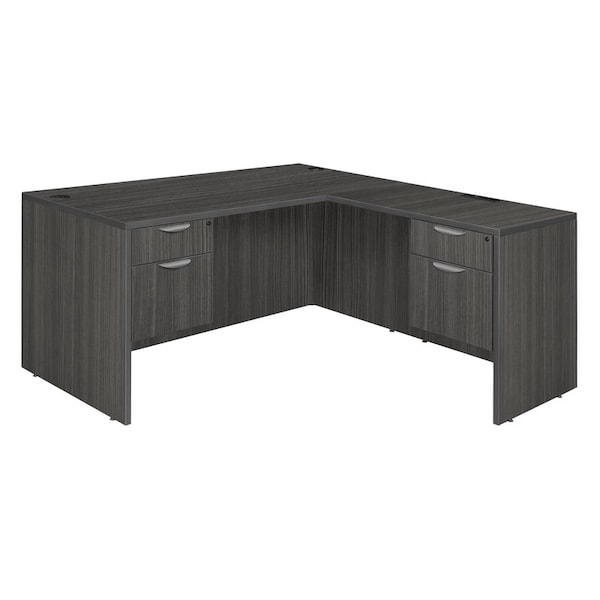 Regency Legacy L-Desks, 101 D X 29 H, 66 W X Wood, Ash Grey - LLD6630AG