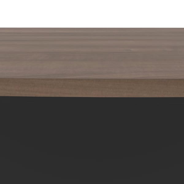 Bestar Connexion 72W Desk Shell, Antigua & Black - 93400-000052