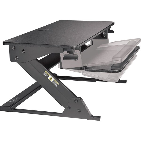 3M Precision Standing Desk, 22.2 in D X 20 in H, 35.4 in W X Black - MMMSD60B
