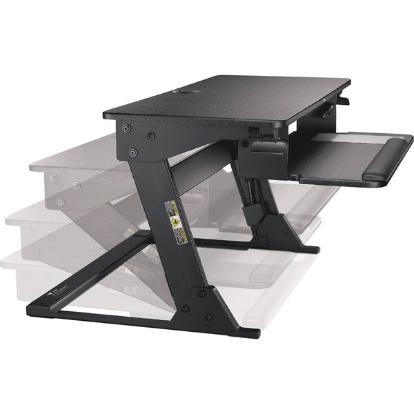 3M Precision Standing Desk, 22.2 in D X 20 in H, 35.4 in W X Black - MMMSD60B