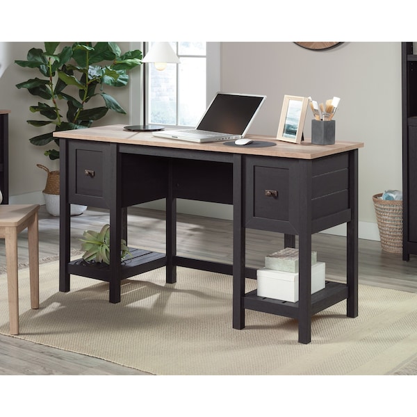 Sauder Desk, 19.45 in D X 29.76 in H, 53.94 in W X Engineered wood - 431265
