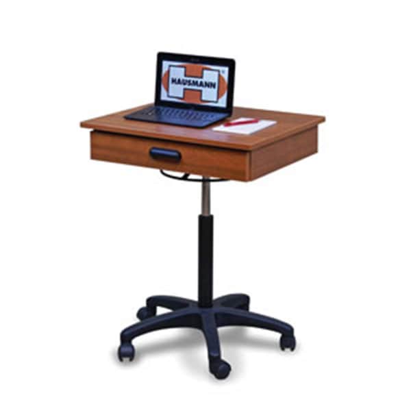 Hausmann Industries 9210 Mobile Computer Workstation, Natural Oak - HAUSMANN-9210-346