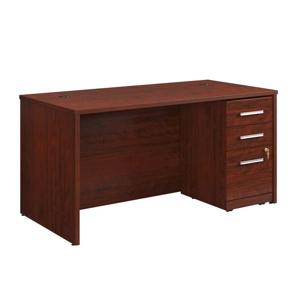 Officeworks By Sauder Affirm 60x30 in. D & 3 Drwr Ped Cc Ste A2 - 431786