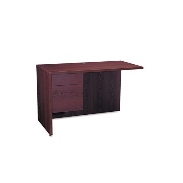 Hon HON, 10500 Series L Workstation Return, 3/4 Height Left Ped, 48w X 24d, Mahogany - 10516LNN