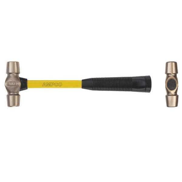 Ampco Safety Tools Machinist Hammer, 1-1/2 lb., 11" L - H-452FG