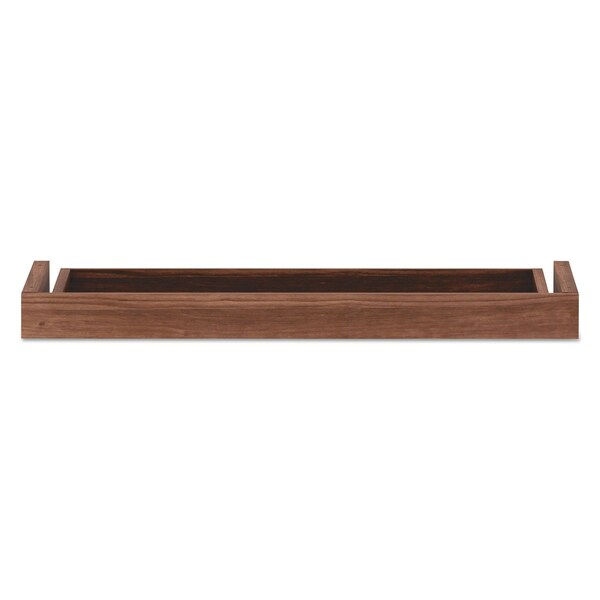 Alera Alera Valencia II Center Drawer, 15 in D X 2" H, 24.5" W X Woodgrain Laminate, Modern Walnut - ALEVA312414WA