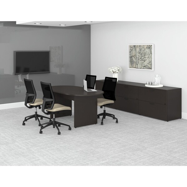 Lorell Bridge, 24 in D X 29 in H, 48 in W X Particleboard, Espresso - PB2448ES