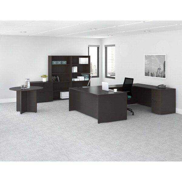 Lorell Bridge, 24 in D X 29 in H, 48 in W X Particleboard, Espresso - PB2448ES