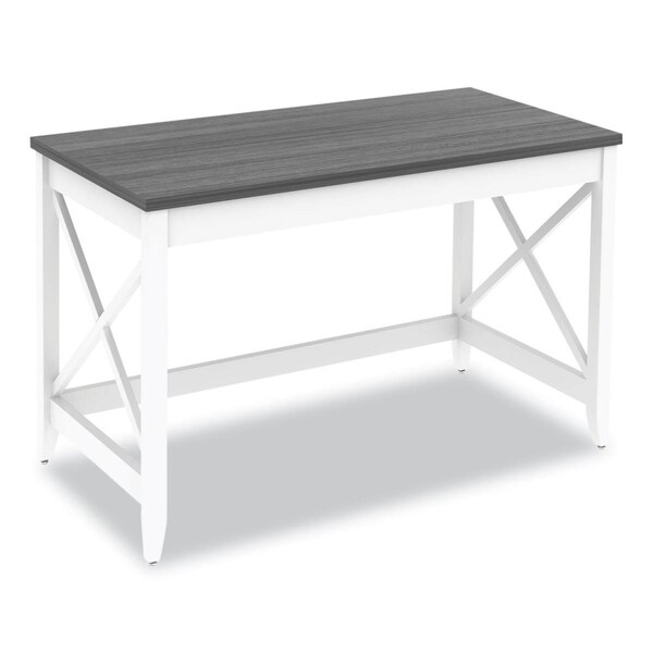 Kd Muebles De Dormitorio Farmhouse Writing Desk - 47.24 x 23.62 x 29.53 in. - Gray - KD3196144