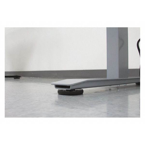 Motionwise Adjustable Desk Adjustable Desk, 30" D X 28" to 48" H, 60" W X Medium Density Fiberboard, Gray - SDD60G