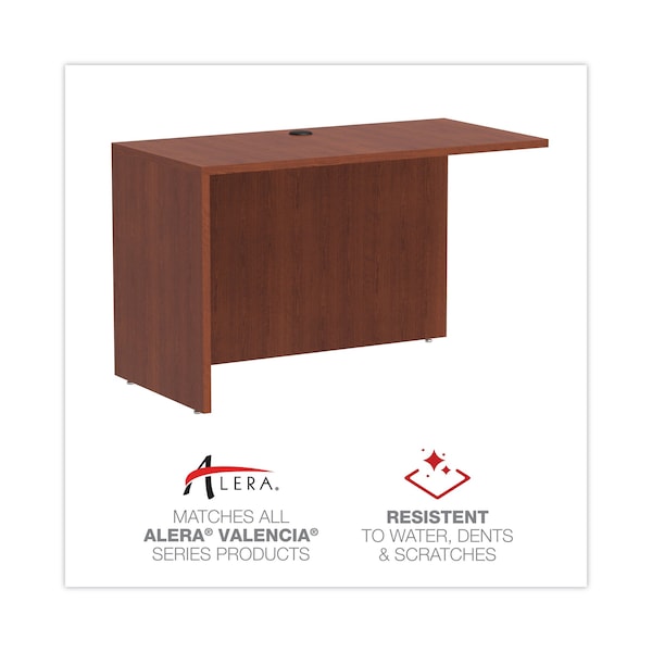 Alera Desk Shell Valencia(TM) Series Reversible Return/Bridge Shell, 23-5/8" D X 29-1/2" H, 47-1/4" W X - ALEVA354824MC