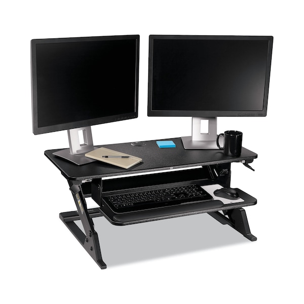 3M Desks, 22.2" D X 20 in H, 35.4" W X Black - SD60B
