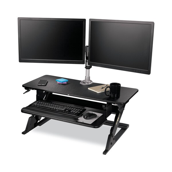 3M Desks, 22.2" D X 20 in H, 35.4" W X Black - SD60B