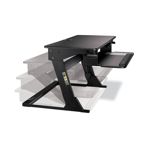 3M Desks, 22.2" D X 20 in H, 35.4" W X Black - SD60B
