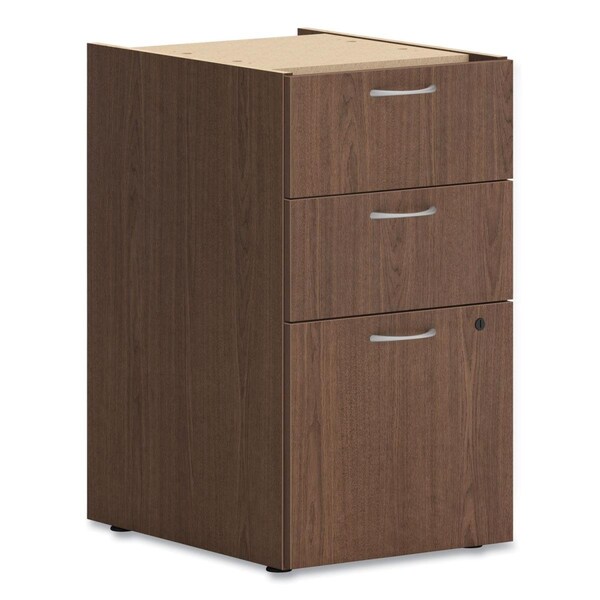 Seatsolutions 15 x 20 x 28 in. Mod Support Pedestal Desks, Sepia Walnut - SE3211251