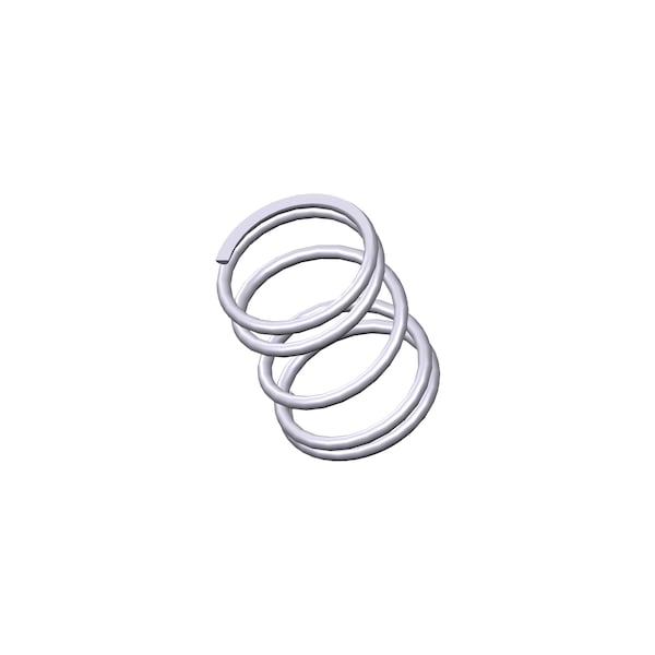 Approved Vendor Compression Spring, O=1.296, L= 1.63, W= .108 R - G409959838