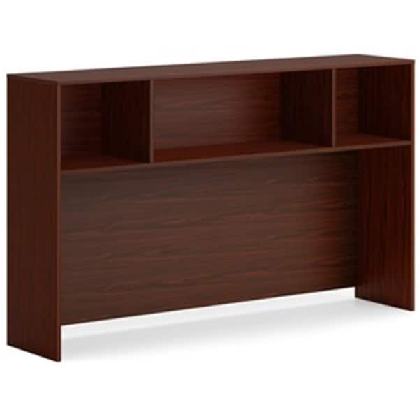 Seatsolutions 66 in. Desk Hutch with No Doors, Mahogany - SE2483468