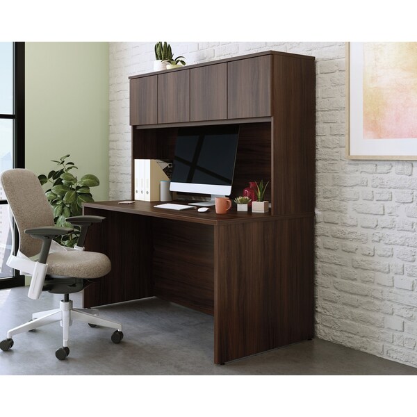 Officeworks By Sauder Affirm 60x30 in. Desk & 60 in. Hutch Ne Ste A2 - 431867