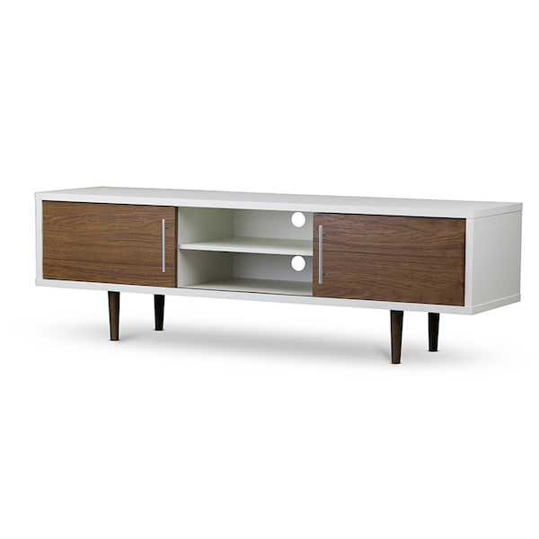 Baxton Studio Gemini Wood Contemporary TV Stand - 111-5483
