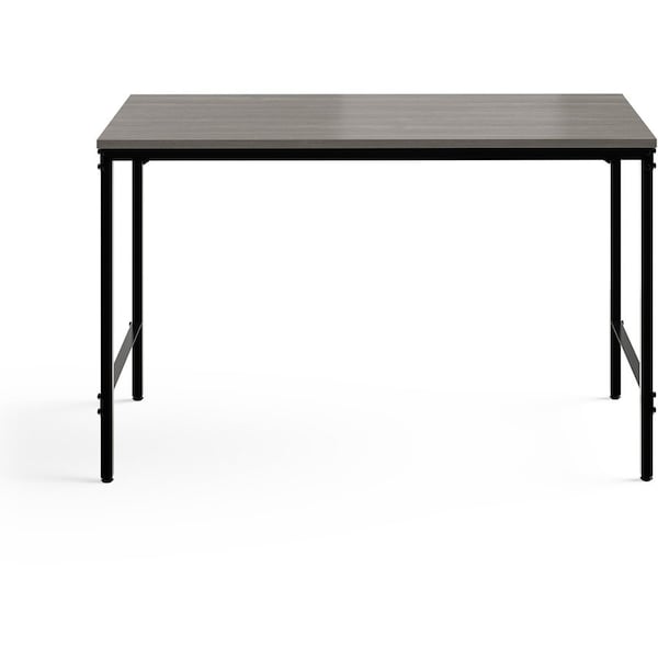 Safco Desk, 45-1/2"x23-1/2"x29-1/2", Neowalnut Laminate/Black Base - SAF5272BLWL