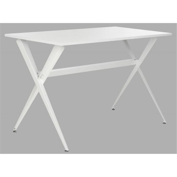 Safavieh Chapman Cross Leg Desk, White - FOX2208C