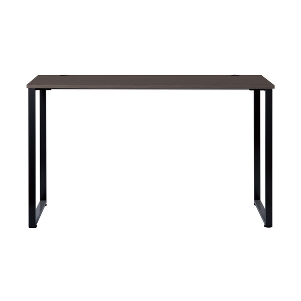 Hirsh Commercial Desks, 23.6 in D X 40.25 in H, 59 in W X Steel, Laminate, Black / Weathered Charcoal - 23960