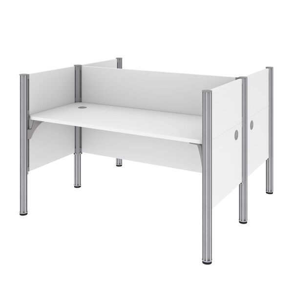Bestar Bestar Pro-Biz 63W Office Cubicles with Low Privacy Panels in white - 100870C-17