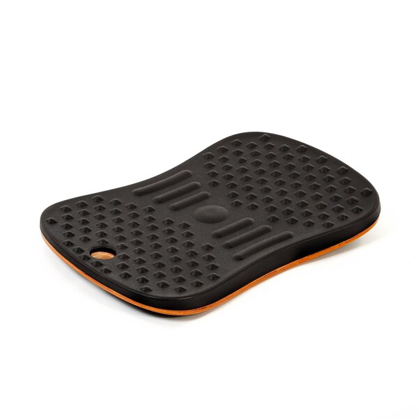 Seville Classics Standing Desk Wobble Board, Black, 20 in, 14 in W X Rubber, MDF, Black - OFF55937B