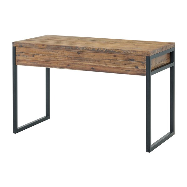 Alaterre Furniture Claremont 48"W Rustic Wood and Metal Desk - ANCM0574