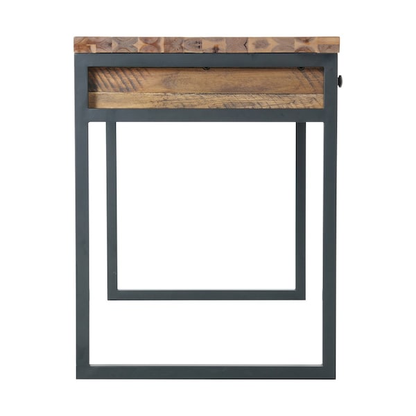 Alaterre Furniture Claremont 48"W Rustic Wood and Metal Desk - ANCM0574