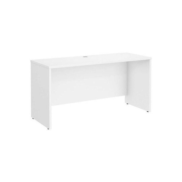 Bush Ind Bush Furniture 60in Credenza Desk - White - Studio C Series - SCD360WH
