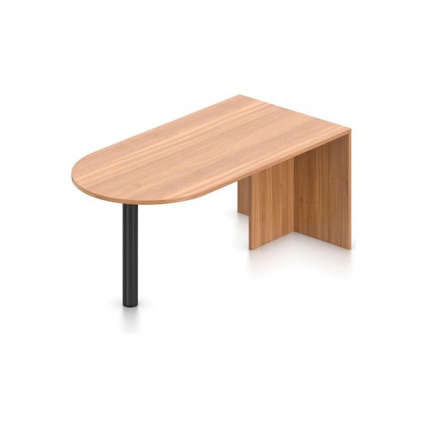 Gec Offices To Go - Peninsula - 71"W x 36"D x 29-1/2"H - Walnut - SL7136DI-AWL