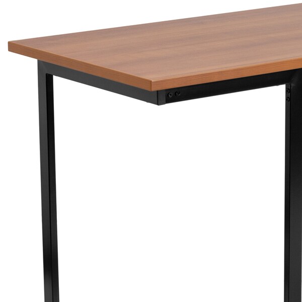 Flash Furniture Computer Desk Computer Desk, Cherry w/Black Frame, 23-5/8" D X 29-1/4" H, 47-1/4" W X Laminate - NAN-JN-2811-GG