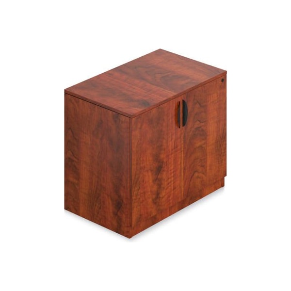 Gec Offices To Go - Storage Cabinet with Lock, 36"W x 22"D x 29-1/2"H, Dark Cherry - SL3622SC-ADC