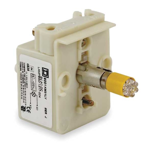 Módulo de lámpara Schneider Electric, 30mm, 24-28VAC/VDC, amarillo, LED - 9001KM35LY
