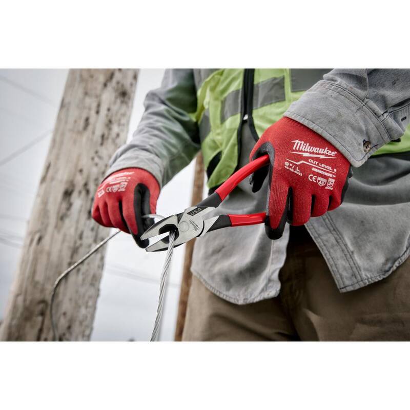 Milwaukee Linesman Plier with 8 in. Long Nose Plier and 8 in. Diagonal Plier - MT500-MT508-MT505