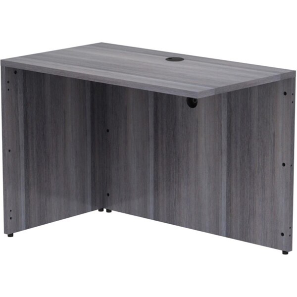 Lorell Weathered Charcoal Laminate DeskingCharcoal Gray 42 x 24 x 29.5 in. - LLR69555