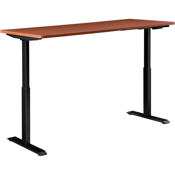 Interion By Global Industrial Sit Stand Desk, 30 in D X 28 to 46 in H, 48 in W X - 695779CH