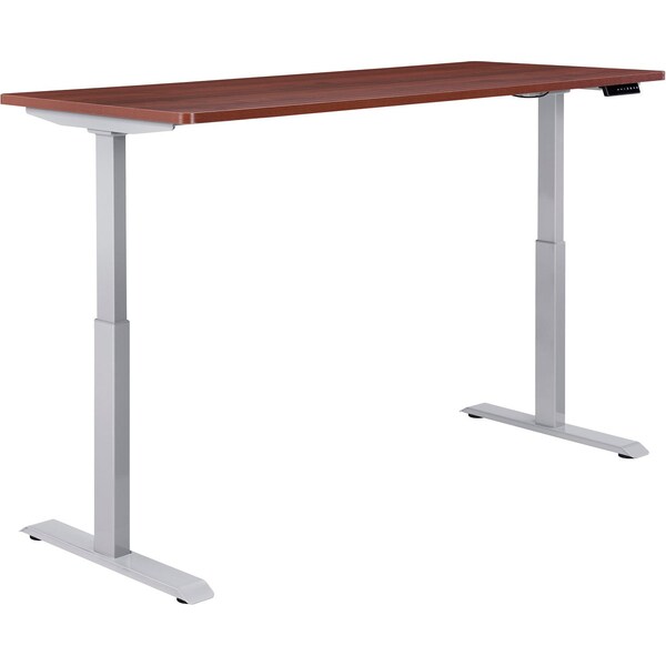 Interion By Global Industrial Sit Stand Desk, 24 in D X 28 to 46 in H, 48 in W X - 695779MHGY
