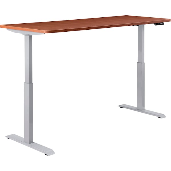 Interion By Global Industrial Sit Stand Desk, 30 in D X 28 to 46 in H, 48 in W X - 695779CHGY