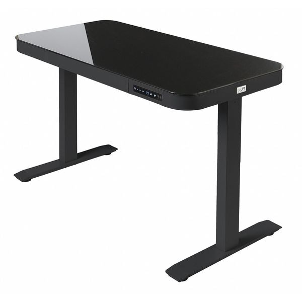 Airlift AIRLIFT Glass Electric Standing Desk, 48" - OFF65871