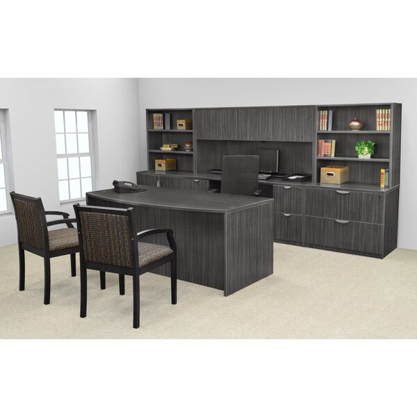 Regency Legacy Hutches, 15 D X 36 H, 71 W X Wood, Ash Grey - LHD71AG