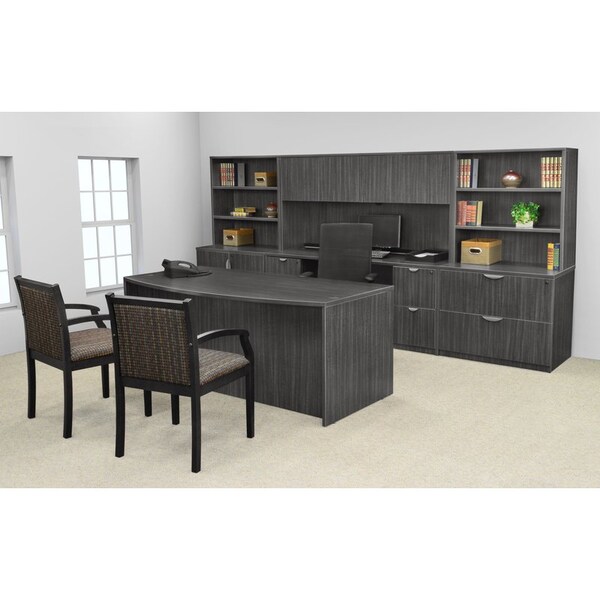 Regency Legacy Hutches, 15 D X 36 H, 71 W X Wood, Ash Grey - LHD71AG