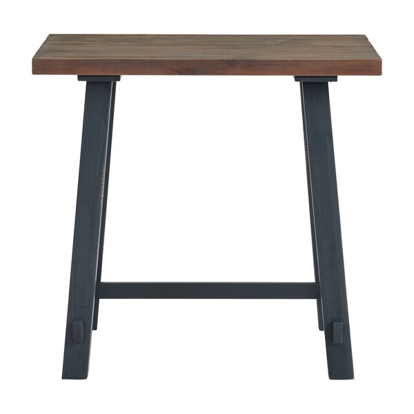 Alaterre Furniture Adam 32" W Small Solid Wood Desk - ANAD05RNB