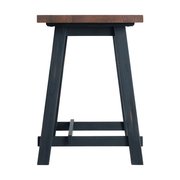 Alaterre Furniture Adam 32" W Small Solid Wood Desk - ANAD05RNB