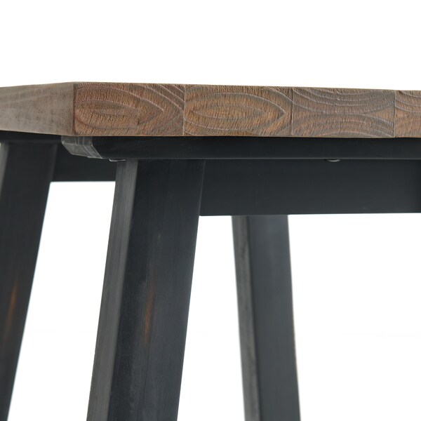 Alaterre Furniture Adam 32" W Small Solid Wood Desk - ANAD05RNB