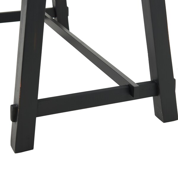 Alaterre Furniture Adam 32" W Small Solid Wood Desk - ANAD05RNB
